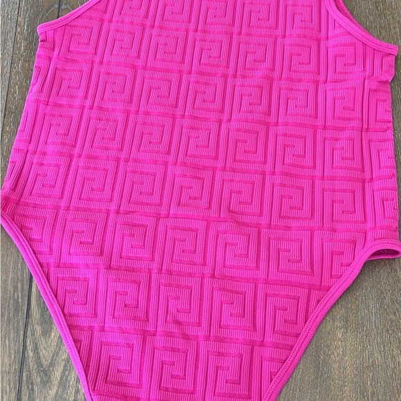 Pink dot women pink body size Large - Picture 3 of 6